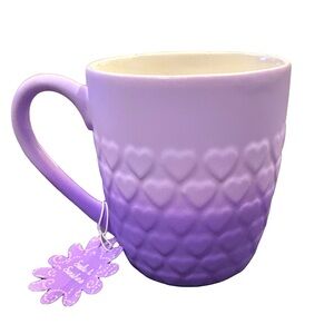 ☀️Purple Ombré Heart Soft Touch Mug